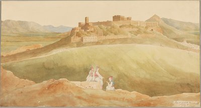 Uitzicht op de Akropolis, Athene, Griekenland door Henry Byam Martin
