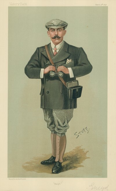 De heer Ralph Sneyd, Ralph, 10 maart 1898, Vanity Fair cartoon door Henry Charles Seppings Wright