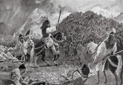 Invallen op wilde stammen door Henry Charles Seppings Wright