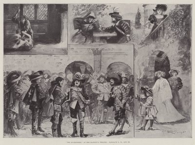 De musketiers, in Her Majesty
