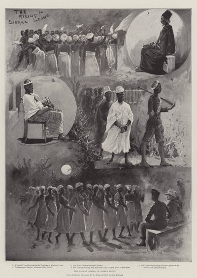 De Recente Opstand in Sierra Leone door Henry Charles Seppings Wright