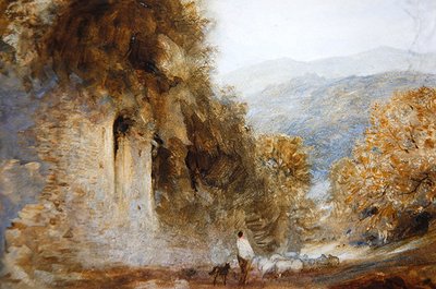 Romantisch Landschap door Henry Clarence Whaite