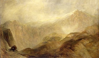 Snowdon door Henry Clarence Whaite