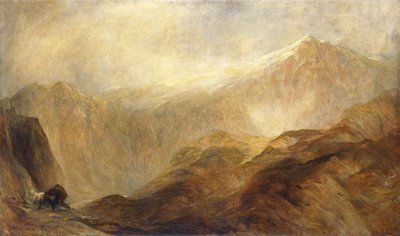 Snowdon, 1848-1912 door Henry Clarence Whaite