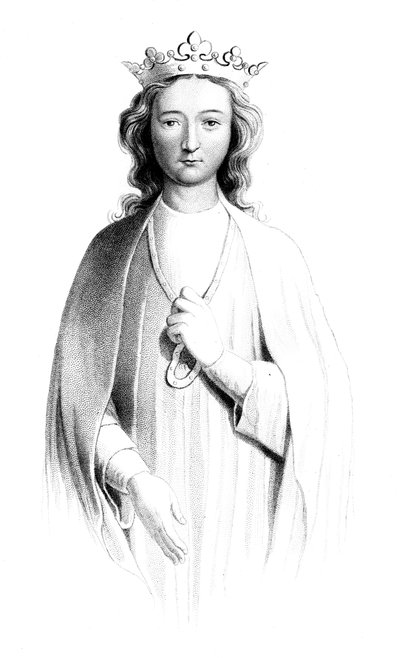 Eleanor van Castilië 1241-1290, 1851 door Henry Colburn