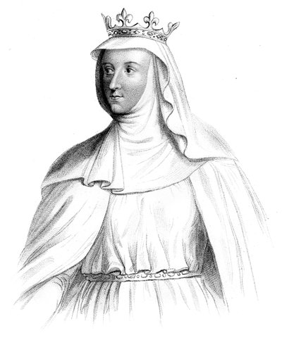 Marguerite van Frankrijk, koningin van Edward I van Engeland door Henry Colburn
