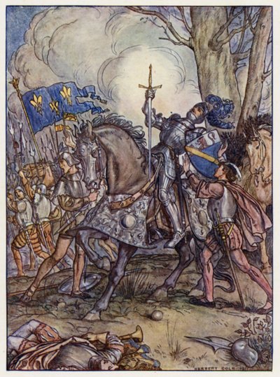 De Dood van Bayard door Henry Cole