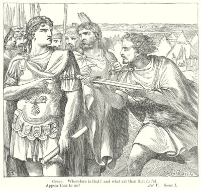 Antonius en Cleopatra (gravure) door Henry Courtney (after) Selous