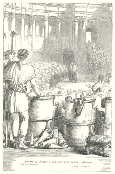 Coriolanus (gravure) door Henry Courtney (after) Selous