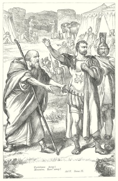 Coriolanus (gravure) door Henry Courtney (after) Selous