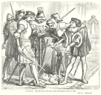 King Henry VI Deel III (gravure) door Henry Courtney (after) Selous