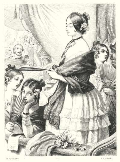 Childe Harold, Canto I, Stanza 72 (gravure) door Henry Courtney (after) Selous