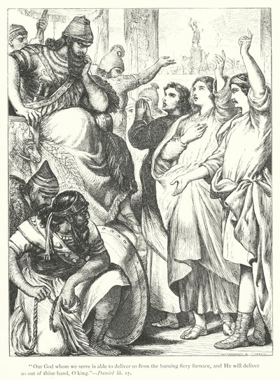 De vurige oven (gravure) door Henry Courtney (after) Selous