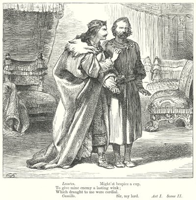 Het verhaal van de winter (gravure) door Henry Courtney (after) Selous
