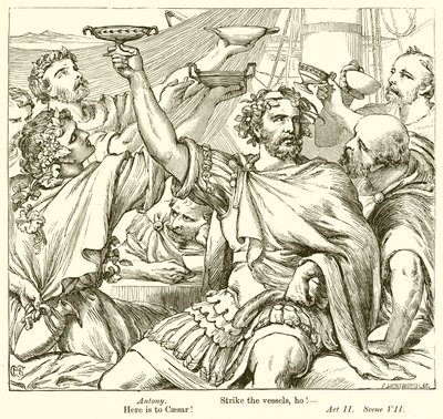 Antonius en Cleopatra door Henry Courtney Selous