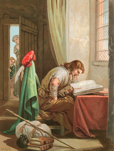 Christen huilt en bidt door Henry Courtney Selous