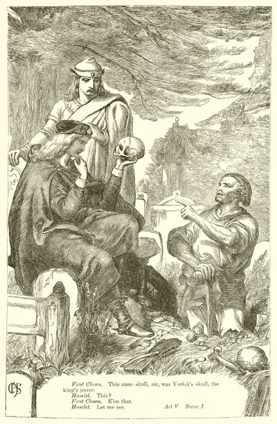Hamlet door Henry Courtney Selous