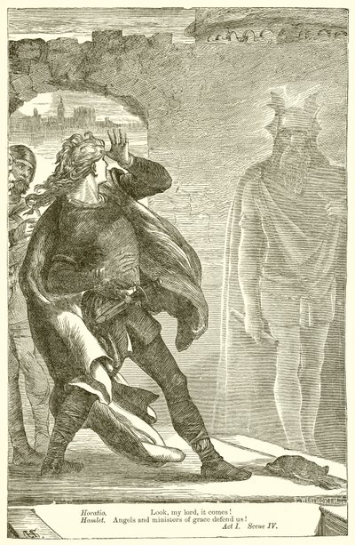 Hamlet door Henry Courtney Selous
