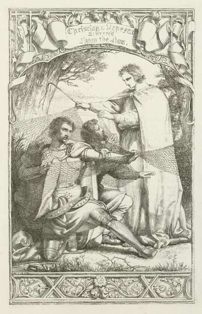 Illustratie voor De Pelgrimsreis van John Bunyan door Henry Courtney Selous