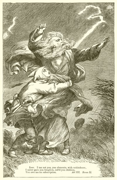 Koning Lear door Henry Courtney Selous
