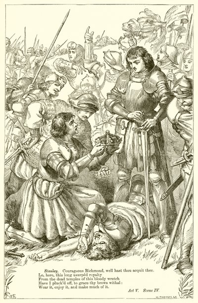 Koning Richard III door Henry Courtney Selous