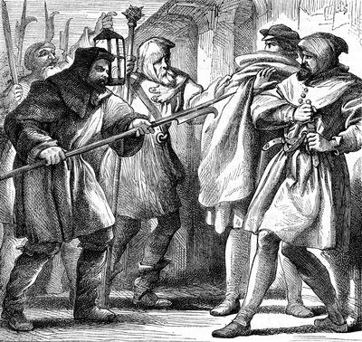 Scène uit Shakespeares Veel Gedoe om Niets, 1870 door Henry Courtney Selous