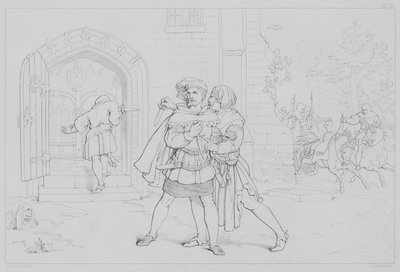 Episode uit het leven van Robert Bruce, volgens Sir Walter Scott door Henry Courtney after Selous
