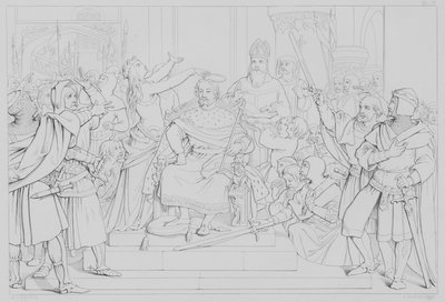 Episode uit het leven van Robert Bruce, volgens Sir Walter Scott door Henry Courtney after Selous