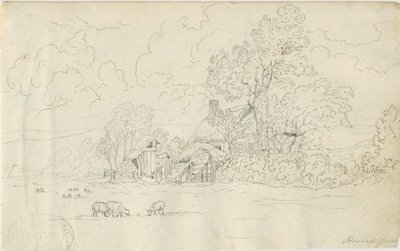 Stonnall Church: pentekening, 20 jun 1813 door Henry Curzon Allport