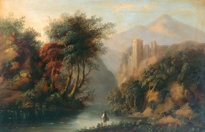 Landschap door Henry Dawson