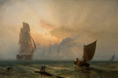De houten muren van Engeland door Henry Dawson