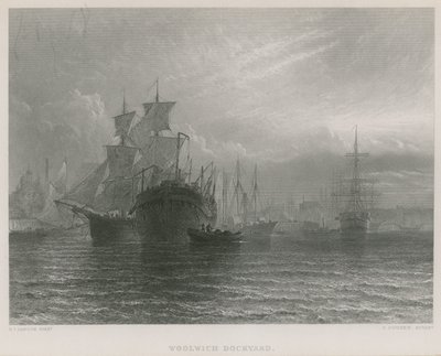 Woolwich scheepswerf door Henry Dawson