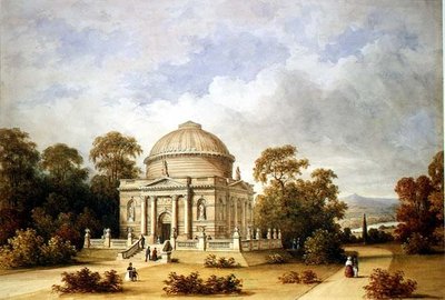 Een Ontwerp voor het Hamilton Mausoleum door Henry Edmund Goodridge