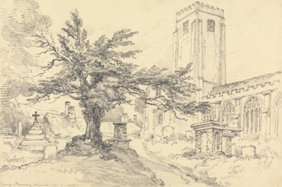 Berry Pomeroy Kerk door Henry Edridge