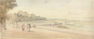 Terras in St. Germain-en-Laye door Henry Edridge