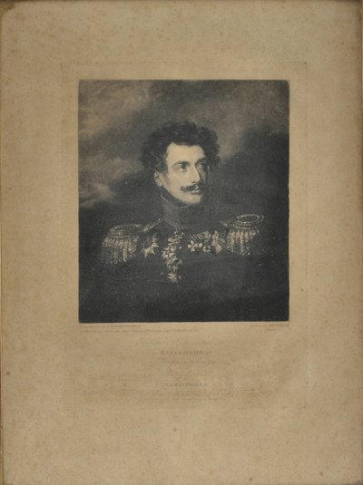 Portret van Generaal Lev Alexandrovich Naryshkin 1785-1846 door Henry Edward Dawe