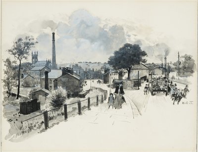 Blackley, een schoolreisje naar Boggart Hole Clough door Henry Edward Tidmarsh