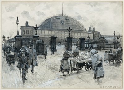 Centraal Station door Henry Edward Tidmarsh