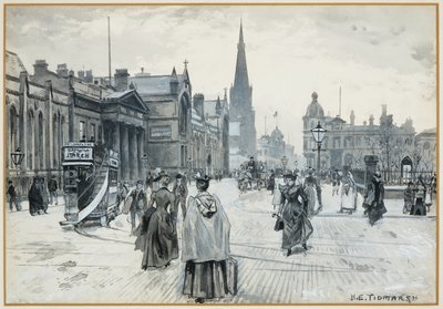 Chorlton Stadhuis, School of Art, Cavendish Street Kapel door Henry Edward Tidmarsh
