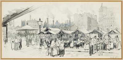 Flat Iron Market, Salford door Henry Edward Tidmarsh