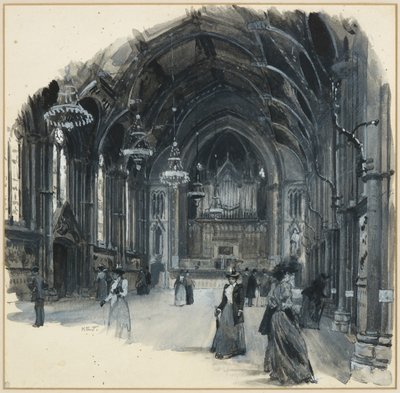 Grote Zaal, Stadhuis door Henry Edward Tidmarsh