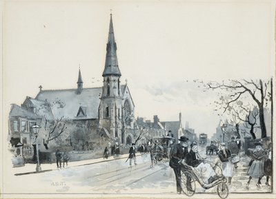 Longsight Wesleyan Kapel door Henry Edward Tidmarsh