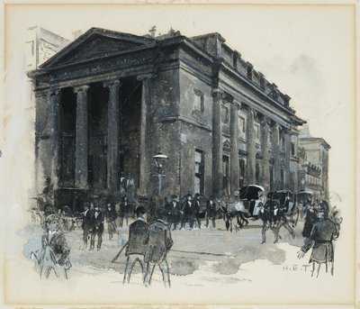 De Portico Bibliotheek, Mosley Street door Henry Edward Tidmarsh