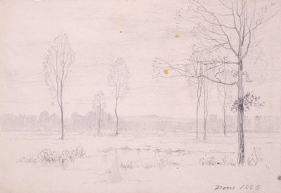 Landschap door Henry Farrer