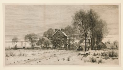 De dag eindigt, de nacht valt: Een middag in februari door Henry Farrer