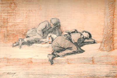 Een lange weg van de vloeiende cravats van Mr. Berry Walls door Henry Franks Waring
