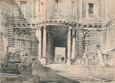 Dubbel gelijnd met verlaten paleizen, ca. 1927 door Henry Franks Waring