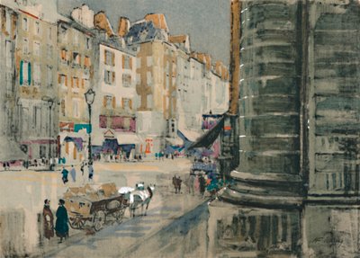 De revolutiestraat van Saint-Antoine, c1927, 1927 door Henry Franks Waring