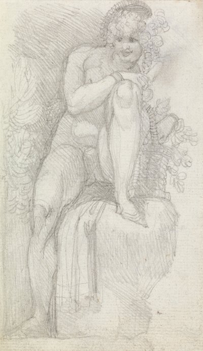 Een hermafrodiet door Johann Heinrich Füssli