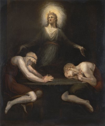Christus Verdwijnt bij Emmaus [1792, Royal Academy of Arts, Londen, tentoonstellingscatalogus] door Johann Heinrich Füssli